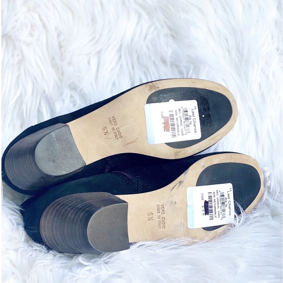 AQUATALIA by Marvin K Fallyn Black Suede Ankle Booties, 6.5 - Picture 7 of 8